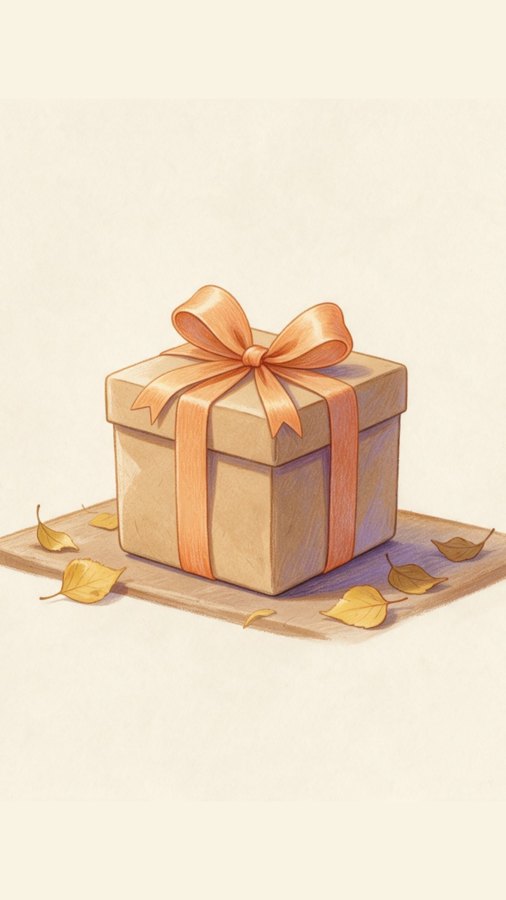 Order highlight cover, box on a doorstep
