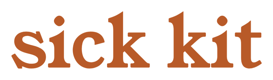 sick kit wordmark in orange